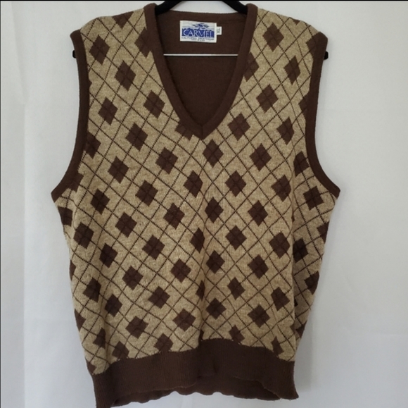 Carmel Other - Vintage Carmel Sweater Vest size XL